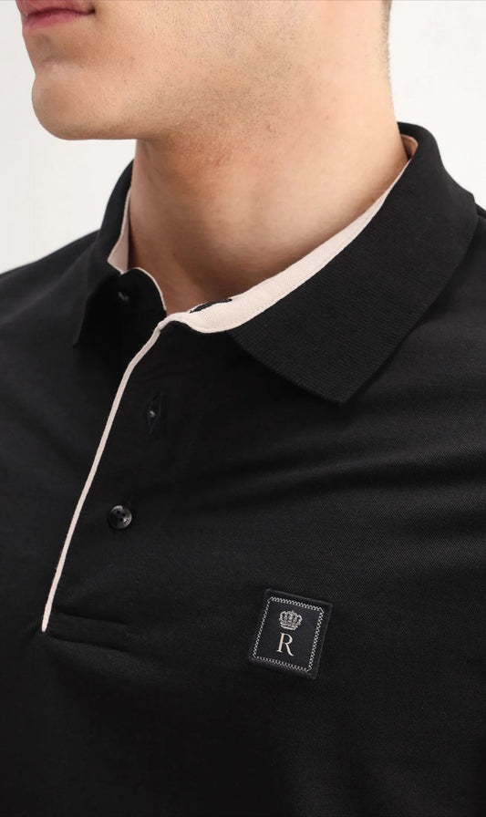 Rare Rabbit Black Polo T-Shirt