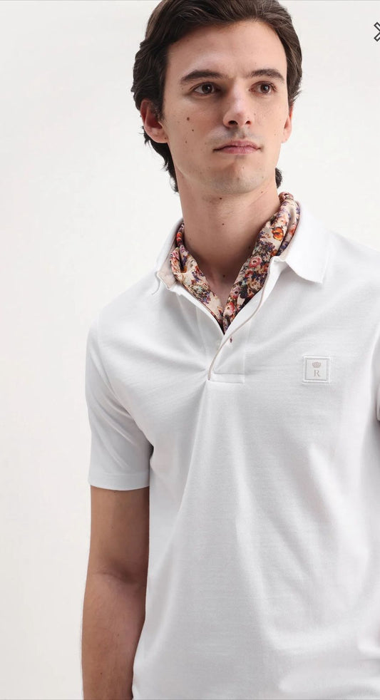 Rare Rabbit White Polo T-Shirt