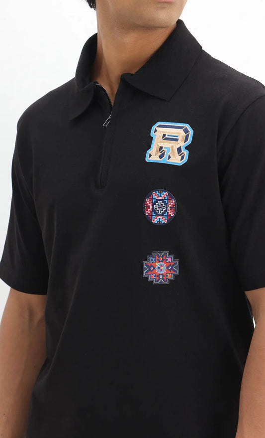 Rare Rabbit Black Polo T-Shirt